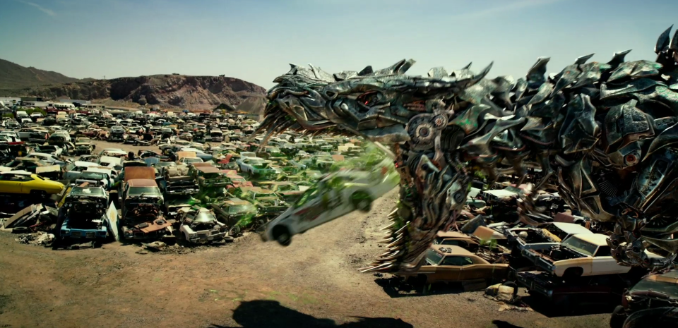 Spit that out Grimlock, you'll ruin your dinner. (Credit: Paramount)