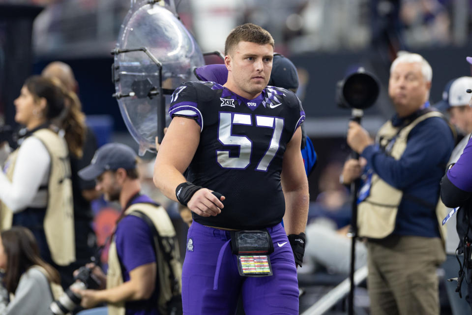 What can TCU and linebacker Johnny Hodges (57) do for an encore after reaching the national championship game a season ago. (Photo by Matthew Visinsky/Icon Sportswire via Getty Images)