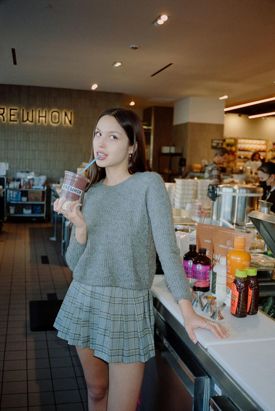 Olivia Rodrigo debuts Erewhon smoothie, good 4 ur GUTS, in collaboration with Health-Ade. (