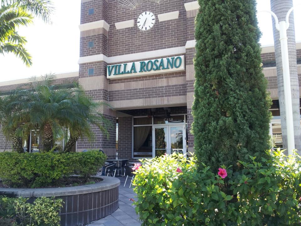 Villa Rosano in Boca Raton, was one of five Palm Beach County restaurants that were closed following heatlh inspections. The eatery made the necessary corrections and reopened the next day.