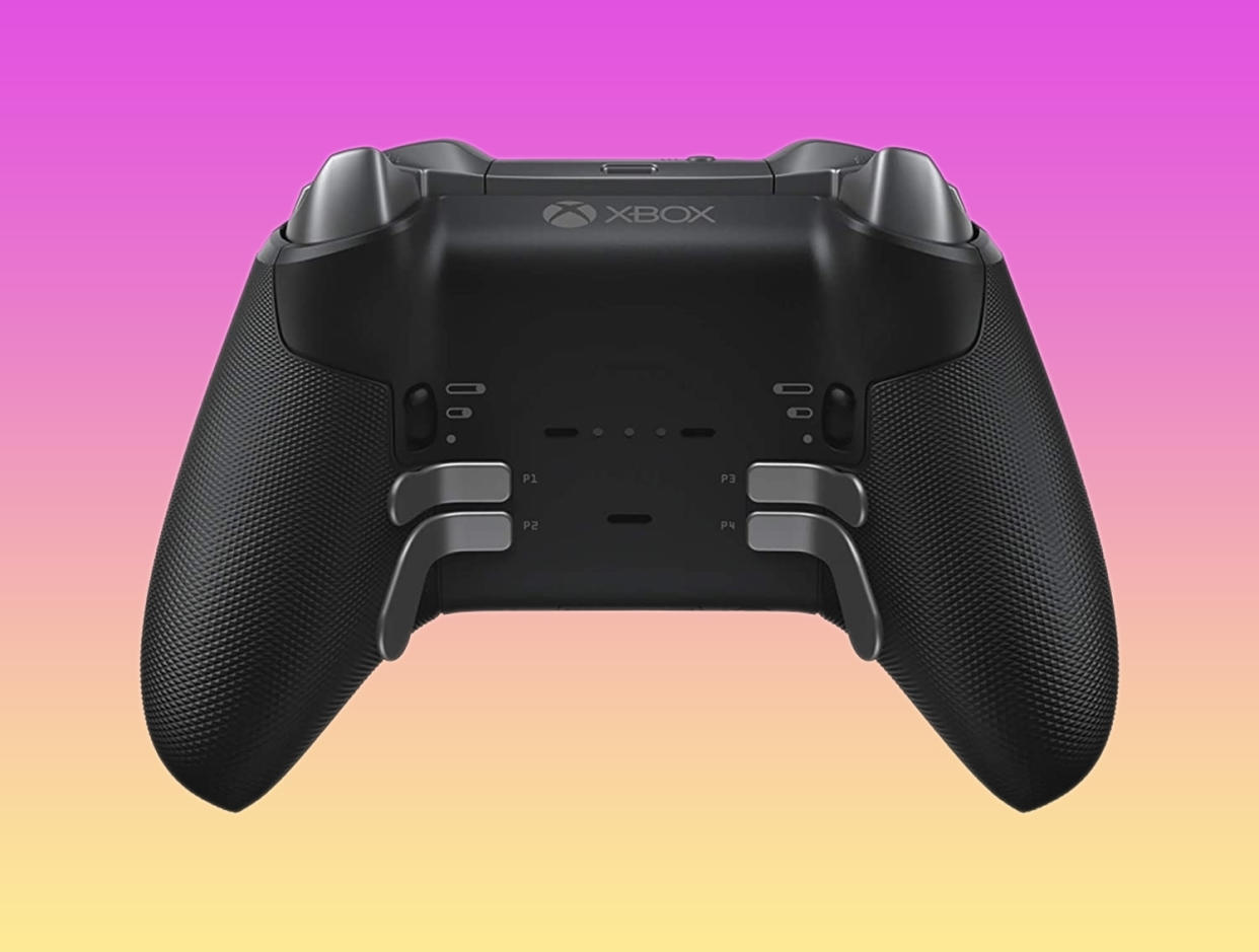 The paddles on the back of the controller work great for tired or cramped hands. (Photo: Microsoft)