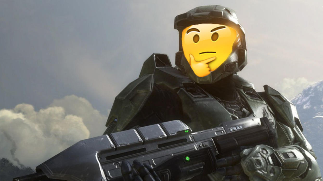  Master Chief thinking. 