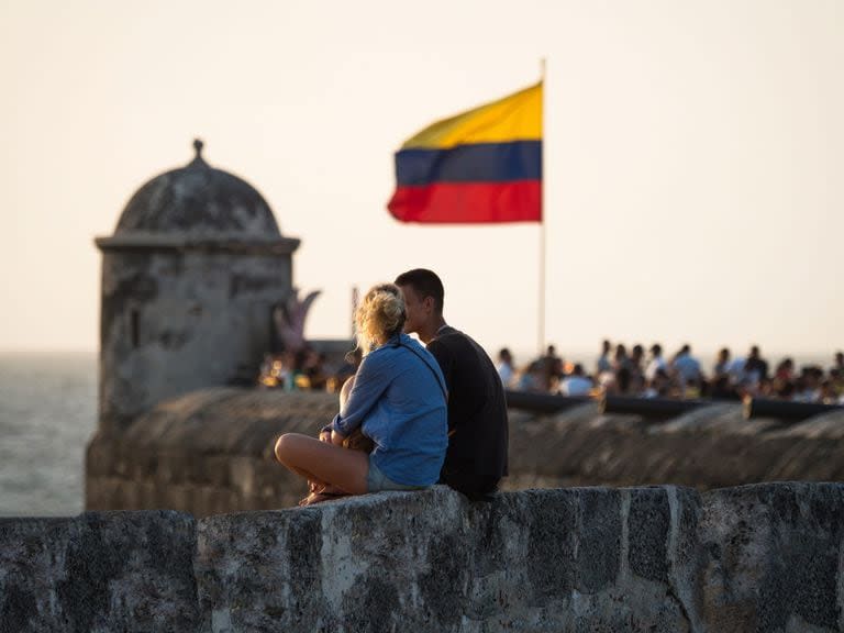 Muralla del Mar, en Cartagena, uno de las paseos turísticos 