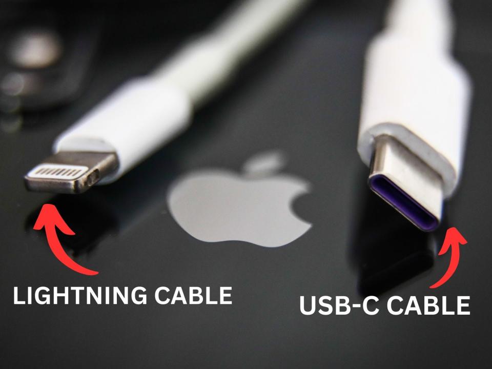 lightning cable and usb-c cable