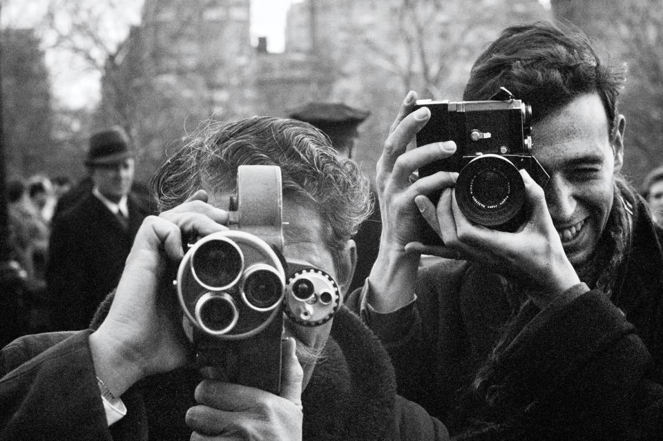 Photographers in Central Park 