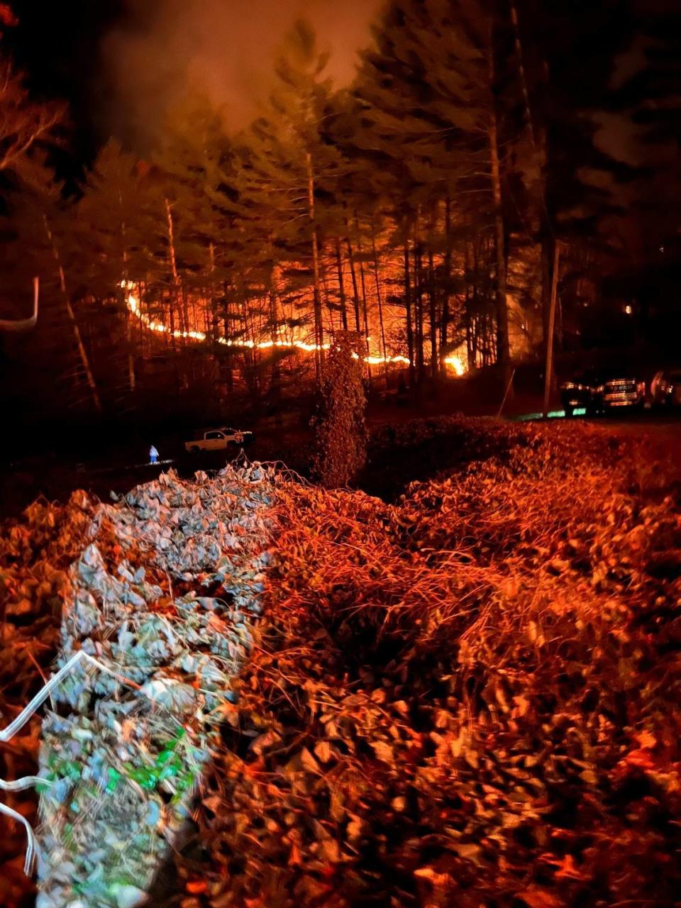 Harlan County officials declared a state of emergency this week due wildfires like this one.