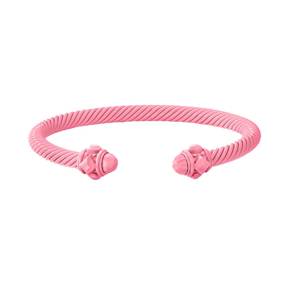 <p><a href="https://go.redirectingat.com?id=74968X1596630&url=https%3A%2F%2Fwww.davidyurman.com%2Fwomens%2Fbracelets%2Frenaissance-bracelet-in-pink-aluminum-5mm-B16428%2BAL.html%3FclickId%3D4510793059&sref=https%3A%2F%2Fwww.elle.com%2Ffashion%2Fshopping%2Fg41427524%2Fbreast-cancer-awareness-month-products%2F" rel="nofollow noopener" target="_blank" data-ylk="slk:Shop Now;elm:context_link;itc:0;sec:content-canvas" class="link rapid-noclick-resp">Shop Now</a></p><p>Renaissance® Bracelet in Pink Aluminum</p><p>davidyurman.com</p><p>$395.00</p>