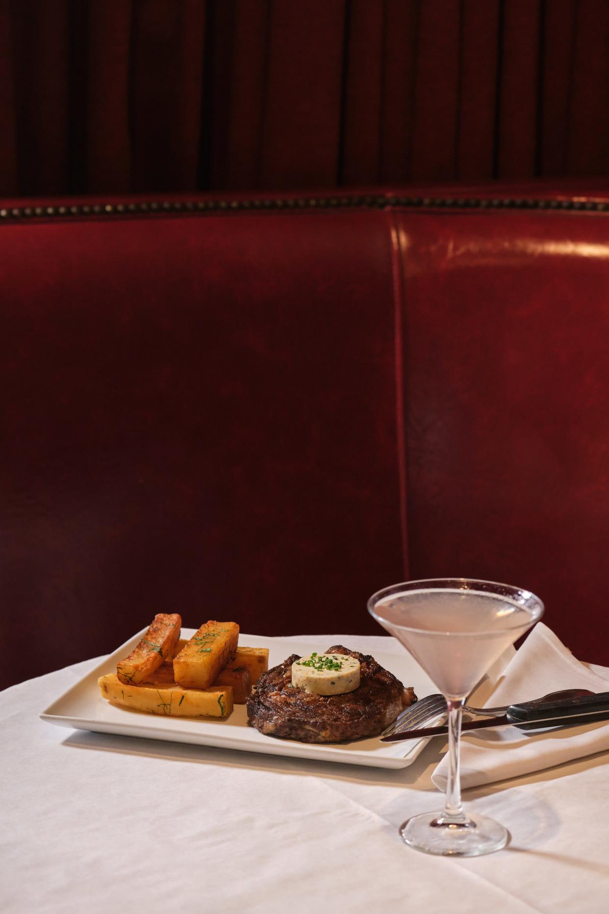 Steak frites are just one of many entree options at Pistache this Mother's Day.