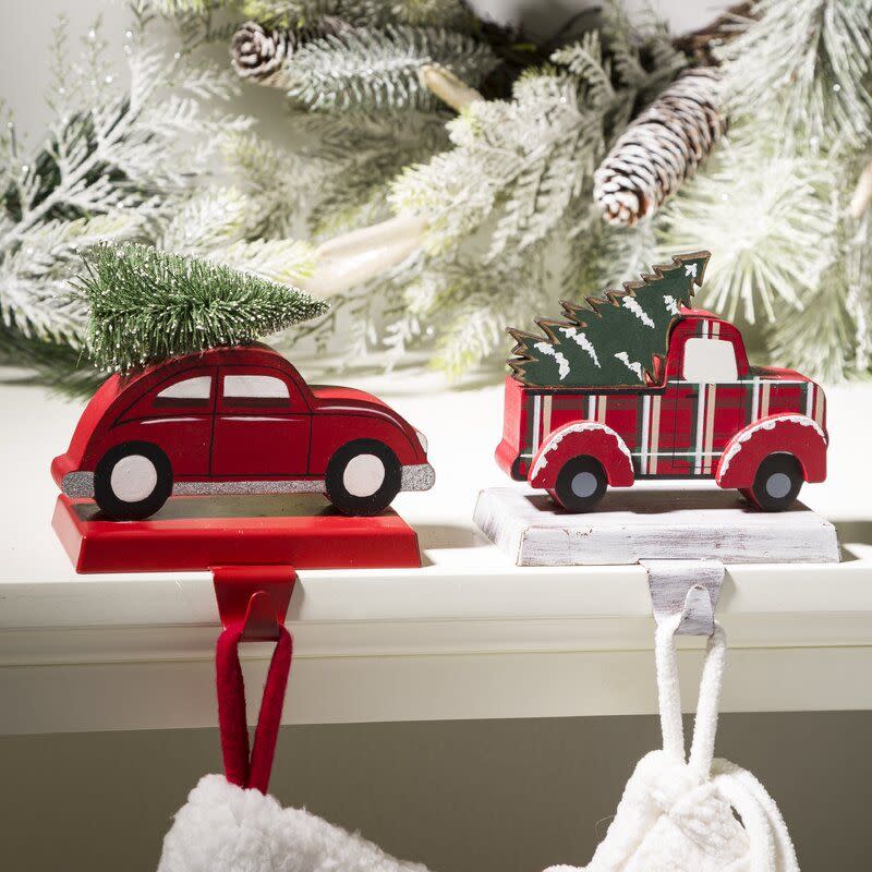 20) Car and Truck Stocking Holder Set