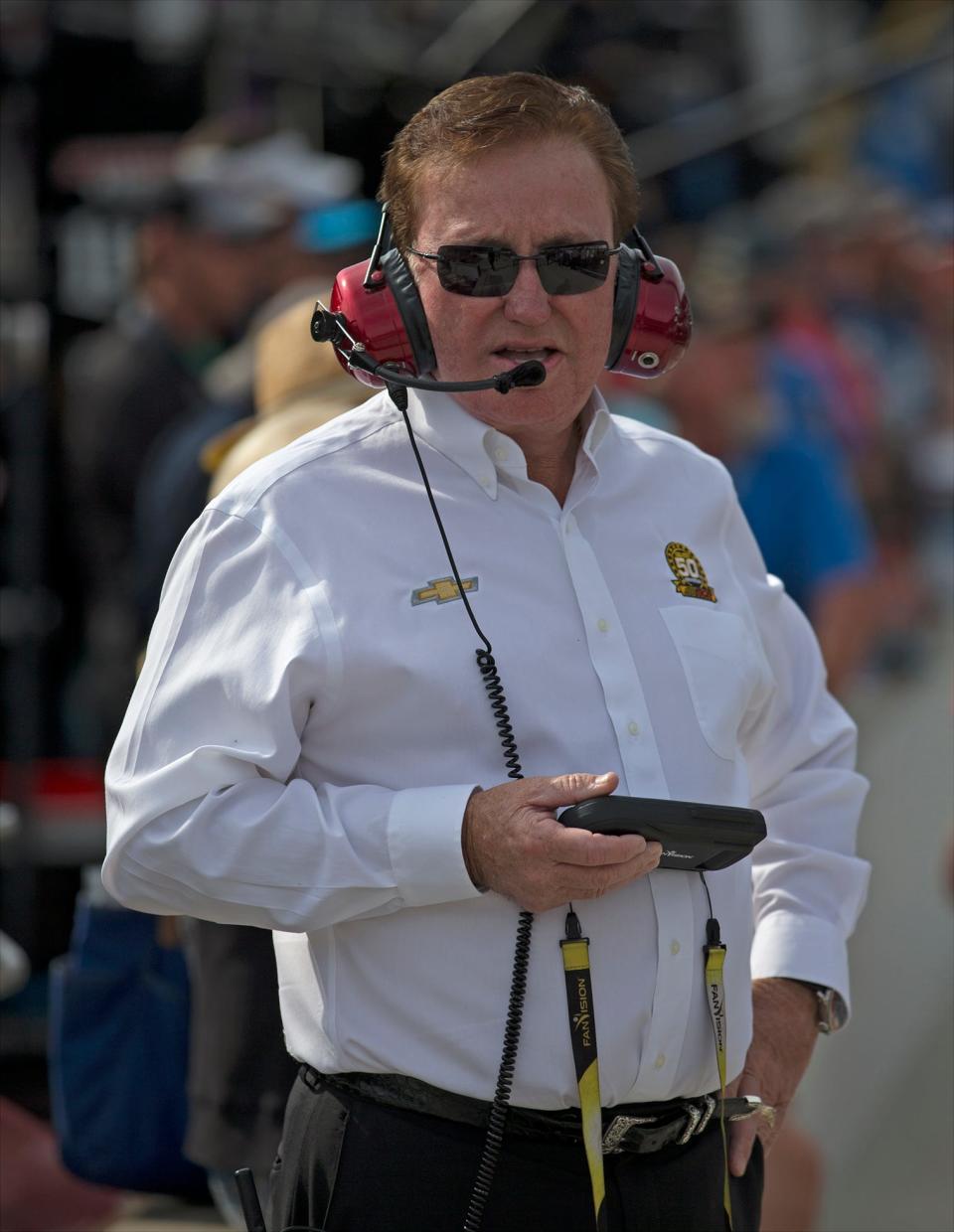 Team owner, Richard Childress on pit road at the 2019 Big Machine Vodka 400 at the Brickyard at Indianapolis Motor Speedway on Sunday, Sept. 8, 2019.