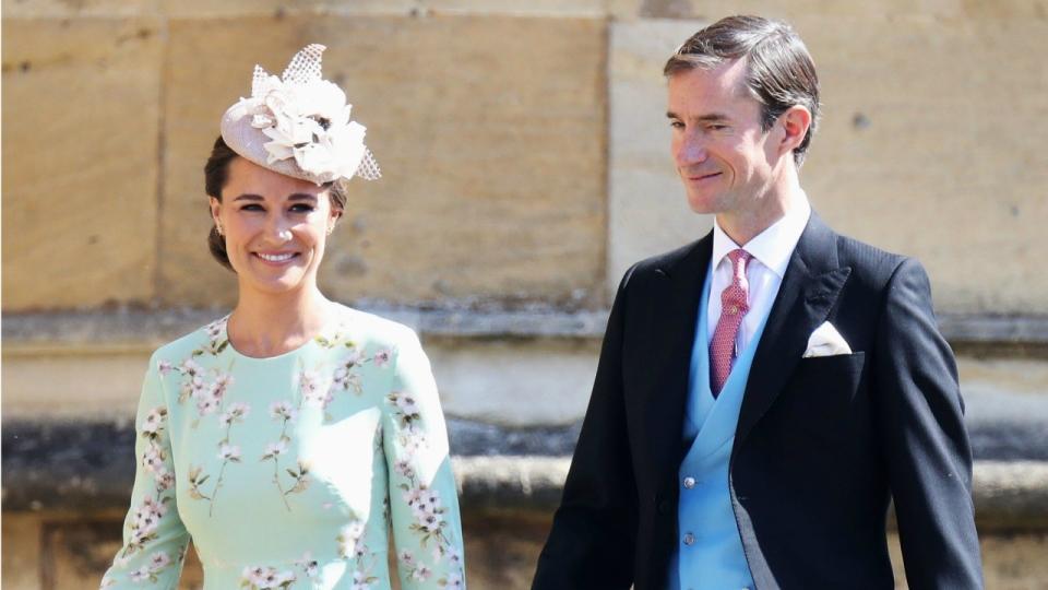 Kate Middleton's pregnant sister showed off her burgeoning baby bump.