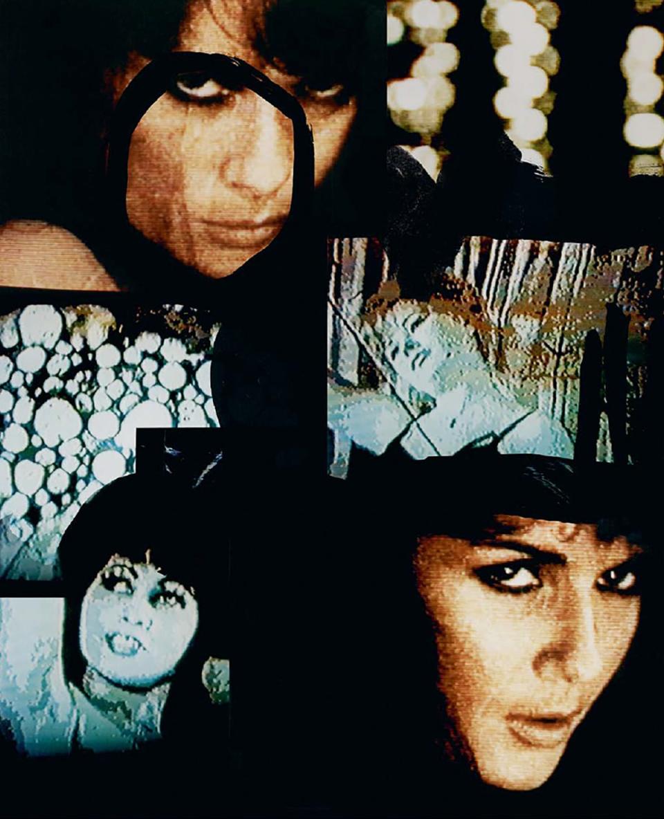 Collage of filmstrips from ‘This is Hardcore’ (Paul Burgess)