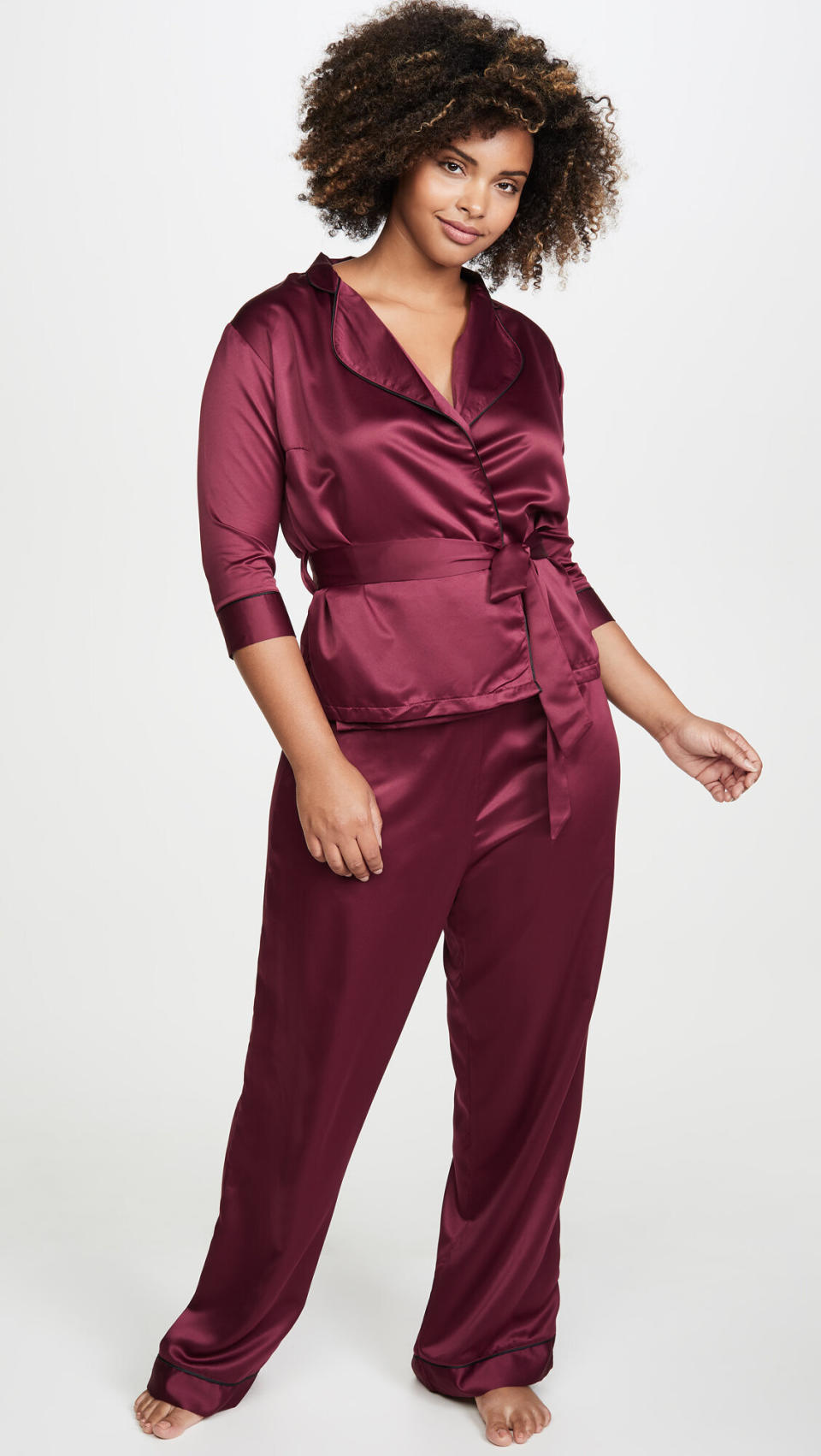 You should feel luxurious, even when lounging around. This silky set of PJs can help. <strong><a href="https://fave.co/36SRvOv" target="_blank" rel="noopener noreferrer">Get the set at Shopbop</a></strong>.