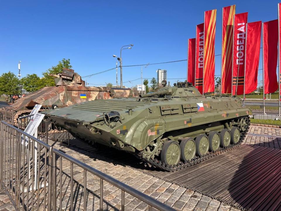 A BMP-2 fighting vehicle from Czechia.