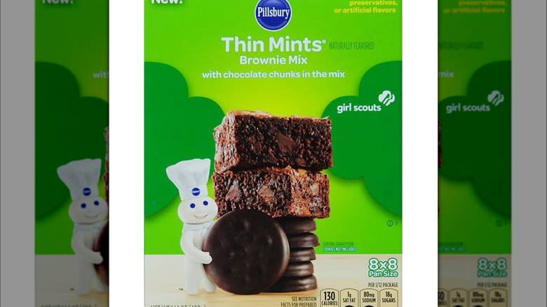 Thin Mints brownie mix