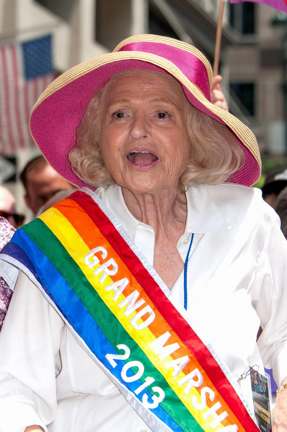 At the New York City&nbsp;Pride Parade on June 30, 2013.