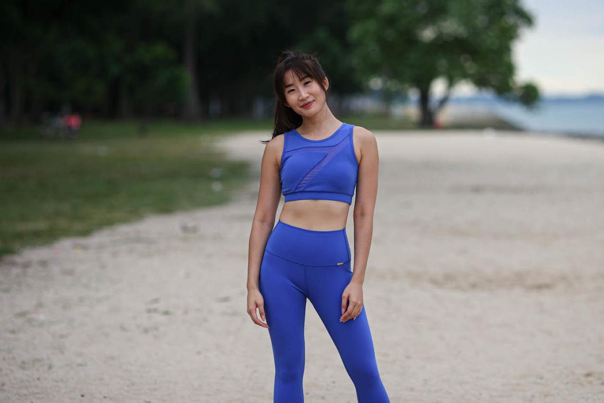 Charmian Tan is an actress, as well as a rhythm cycling instructor.