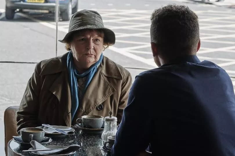 Vera's Brenda Blethyn filming at The Hooch in Newcastle