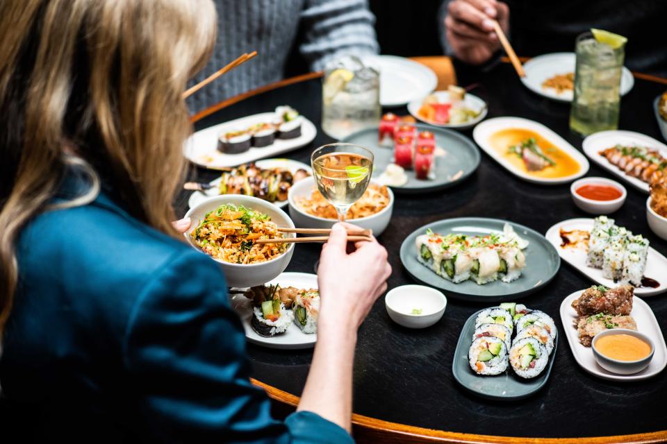 <p>Tuck in: while the point of izakayas is drinking, small plates will be available at the Old Street opening</p> (Goya Comms Photography)