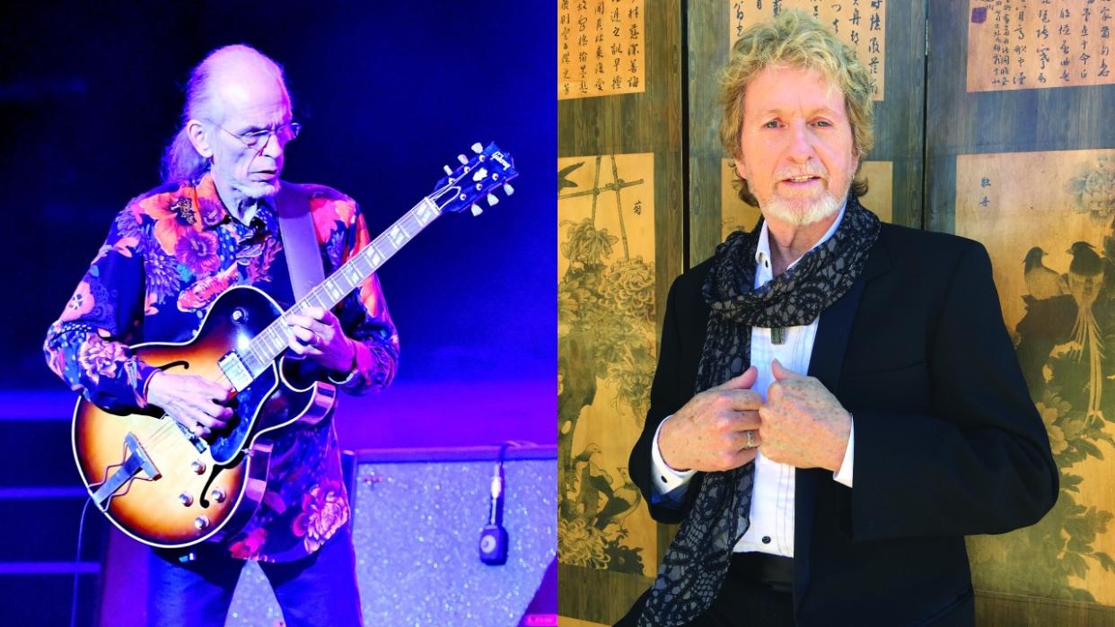  Yes guitarist Steve Howe and former Yes singer Jon Anderson 