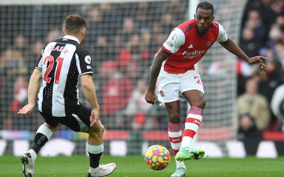 Nuno Tavares and Takehiro Tomiyasu bringing chaos and calm to improving Arsenal - GETTY IMAGES