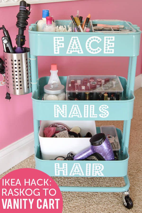 27) Make A Rolling Vanity