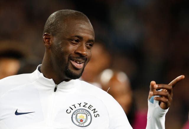 Yaya Toure in 2018 (Martin Rickett/PA).