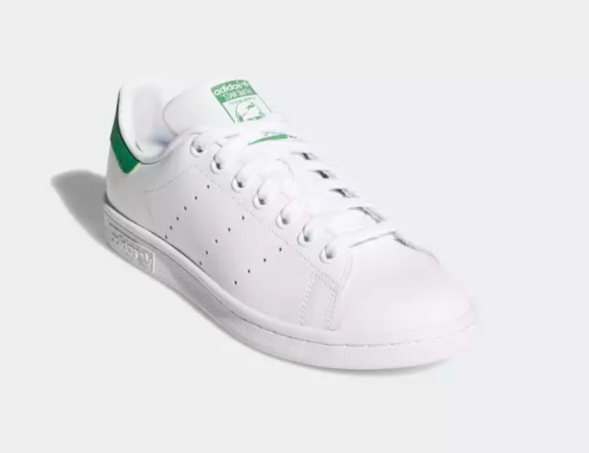 adidas Women's Stan Smith Originals in Cloud White and Green