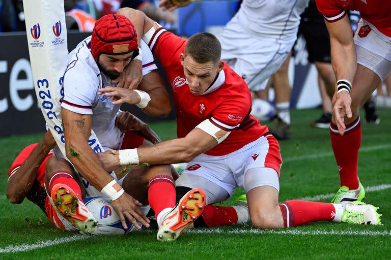 El partido de la victoria de Gales frente a Georgia por 43-19