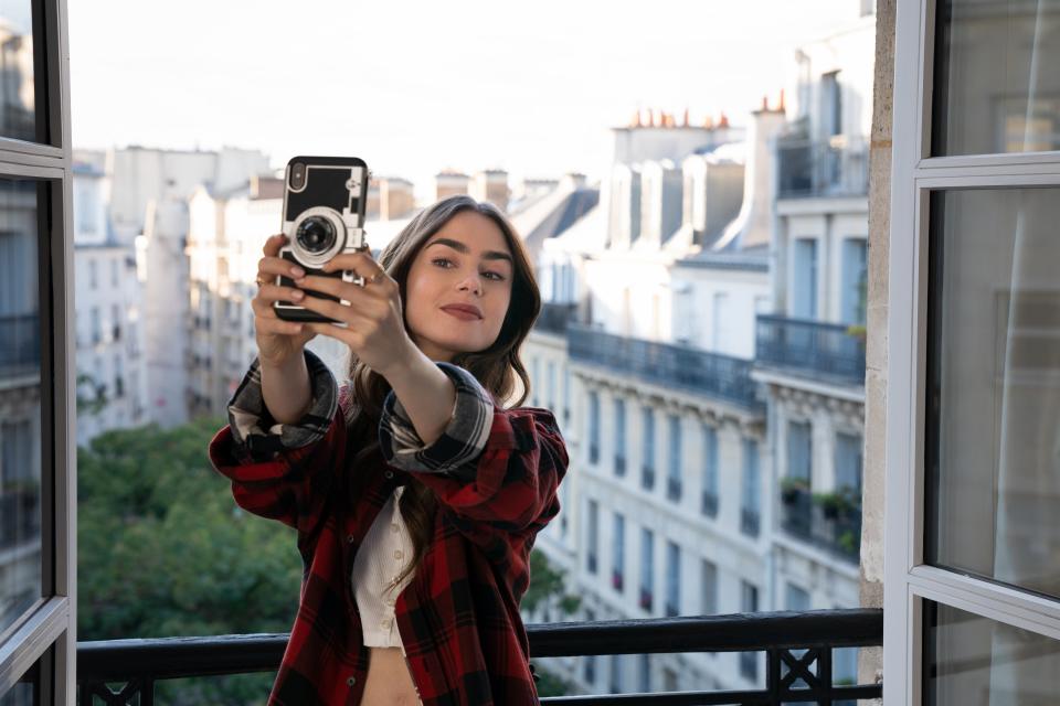 Lily Collins in Netflix hit ‘Emily in Paris’ (STEPHANIE BRANCHU/NETFLIX)