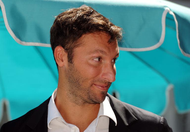 Australia's Ian Thorpe at the launch of his autobiography "This is Me" in Sydney on October 31, 2012