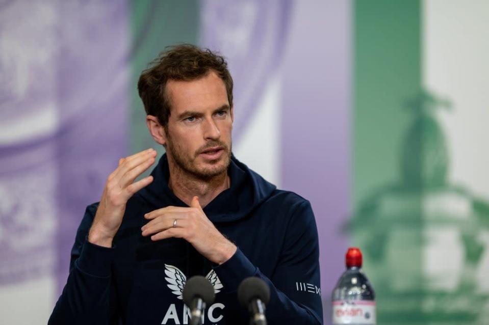 Andy Murray has spoken about the ban of Russian and Belarussian players at Wimbledon (AELTC/Florian Eisele/PA) (PA Archive)