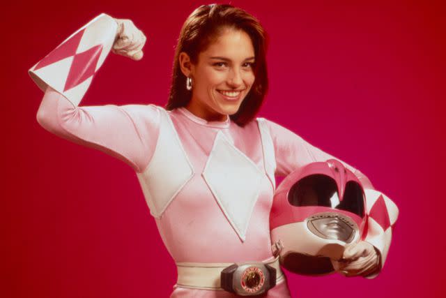<p>Saban Entertainment/Everett</p> Amy Jo Johnson on 'Mighty Morphin Power Rangers'