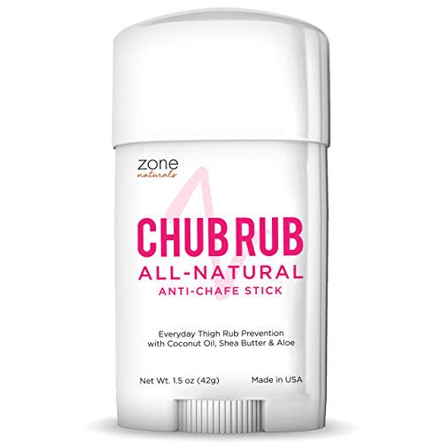 MedZone Chub Rub for Her Anti Chafe Stick - Anti Chaffing Stick for Thigh Chaffing Protection - All Natural Anti Chafing Stick by Zone Naturals (Amazon / Amazon)