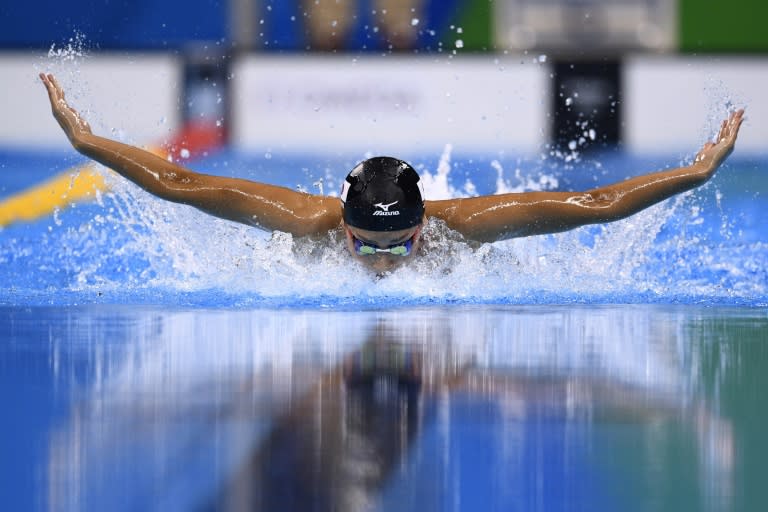 Japan's Rikako Ikee became the first woman to win five titles in the Japanese championships