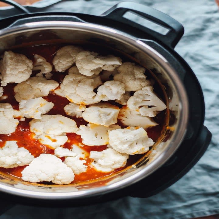 This version swaps out chicken for cauliflower — and tastes amazing. Recipe: Vegetarian Tikka Masala