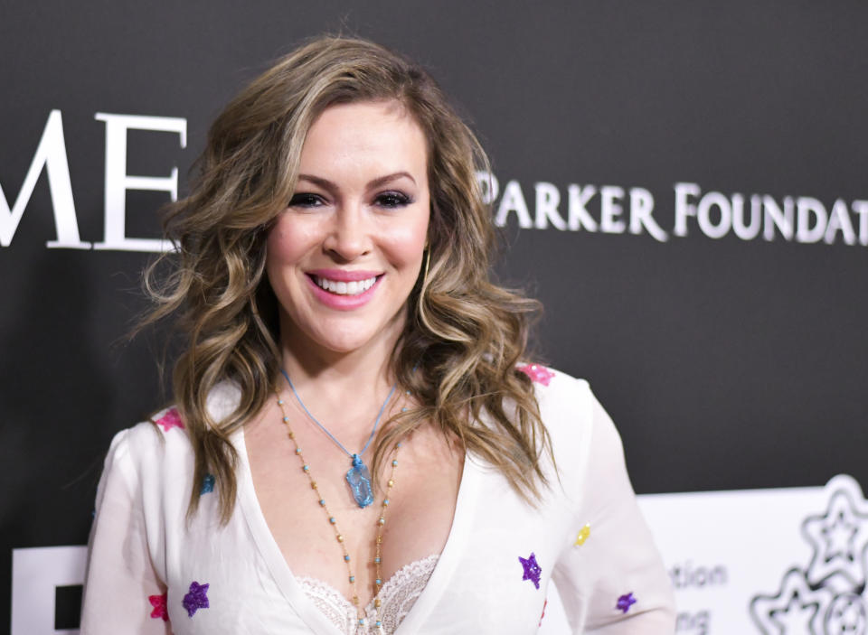 Alyssa Milano (pictured) took to social media to reflect on her relationship with Ivanka Trump.