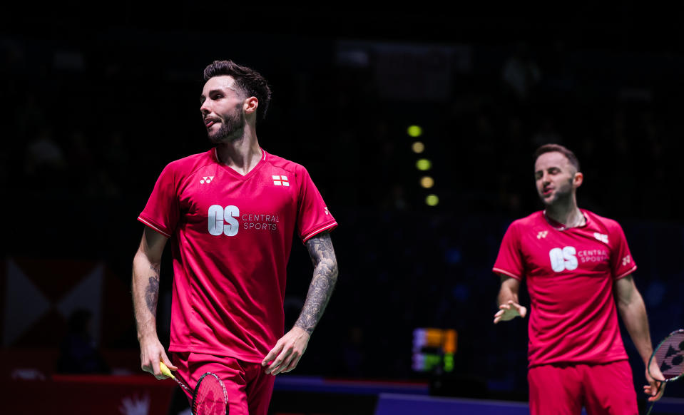 Sean Vendy and Ben Lane lost in Round 1 (Credit: BadmintonPhoto)