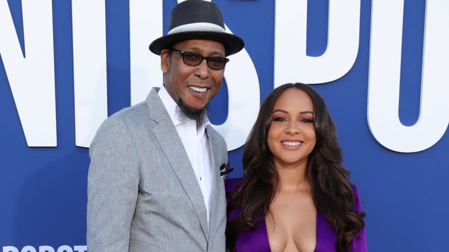 Actor Ron Cephas Jones (left) and his actress daughter, Jasmine Cephas Jones (right), attend the 2021 Hollywood premiere of “Blindspotting,” which features the latter. She wrote Wednesday of her grief on losing her father, who died this month. (Photo: Rich Fury/Getty Images)