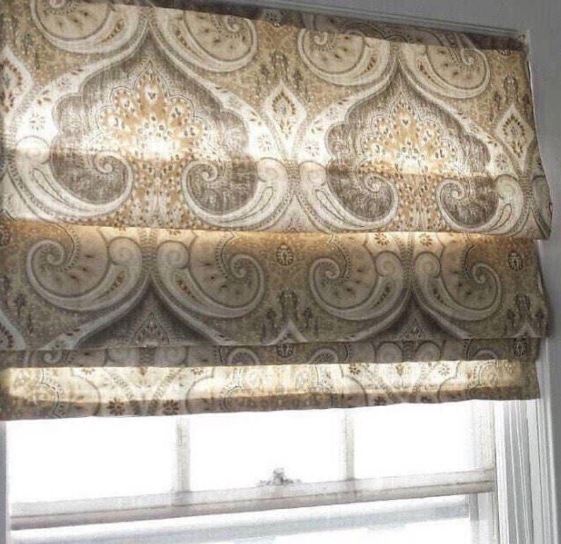 Roman Shades Blackout Blinds Fabric Window Treatments