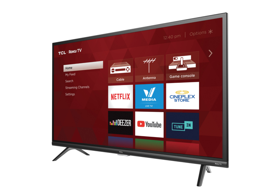 TCL 3-Series 32" 1080p HD LED Roku Smart TV. Image via Best Buy.