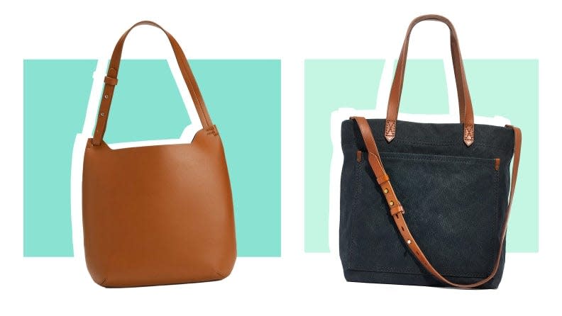 Everlane uses plant-based leather to craft its totes.