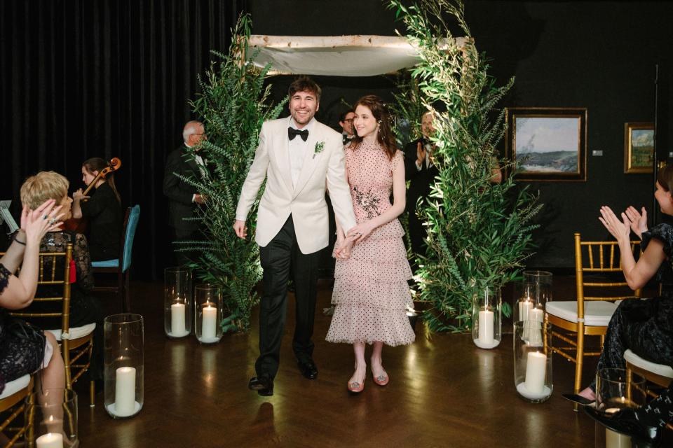 For our recessional, a classical trio from Hire Juilliard Performers performed a beautiful cover of “Beginnings” by Chicago. “Beginnings” because the ceremony had ended, but the wedding itself was the beginning of our lives as a married couple.