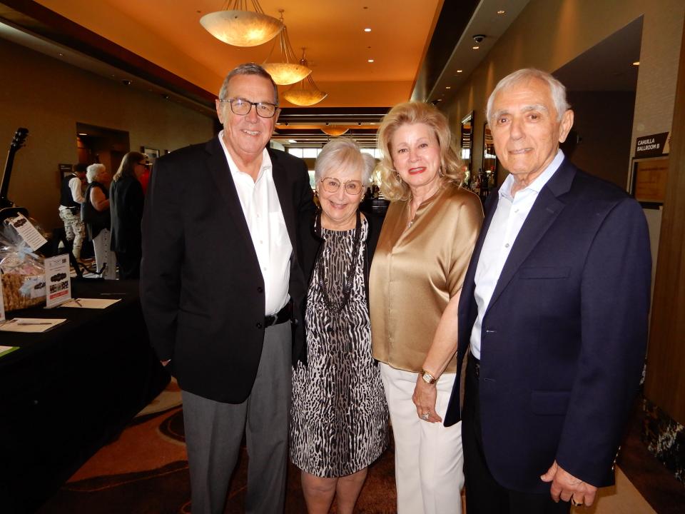 Floyd Rhoades, Liz Chambers, honoree Jan Lupia and Art Lupia attend Variety – the Children's Charity of the Desert's third annual Women of Wonder awards luncheon on April 19, 2024, in Rancho Mirage, Calif.