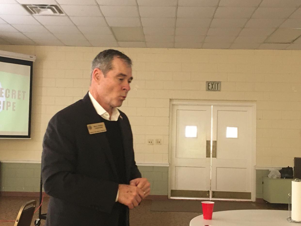 Georgia Public Service Commissioner Tim Echols speaks to the Kiwanis Club of Uptown Augusta,  Jan. 11, 2022.