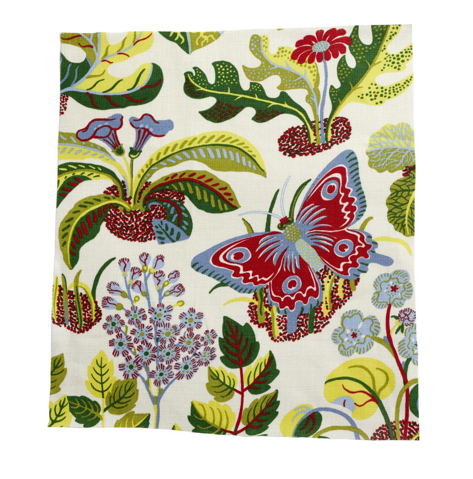 Exotic Butterfly Linen Fabric