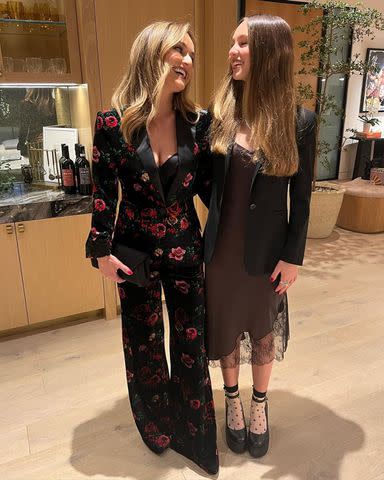 <p>Giada DeLaurentiis/Instagram</p> Giada DeLaurentiis smiles with her daughter Jade at the premiere of 'Ferrari' on Dec. 12, 2023