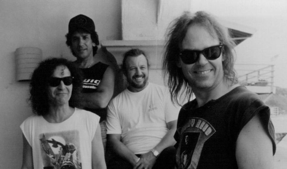 Neil Young & Crazy Horse promo photo 1991.