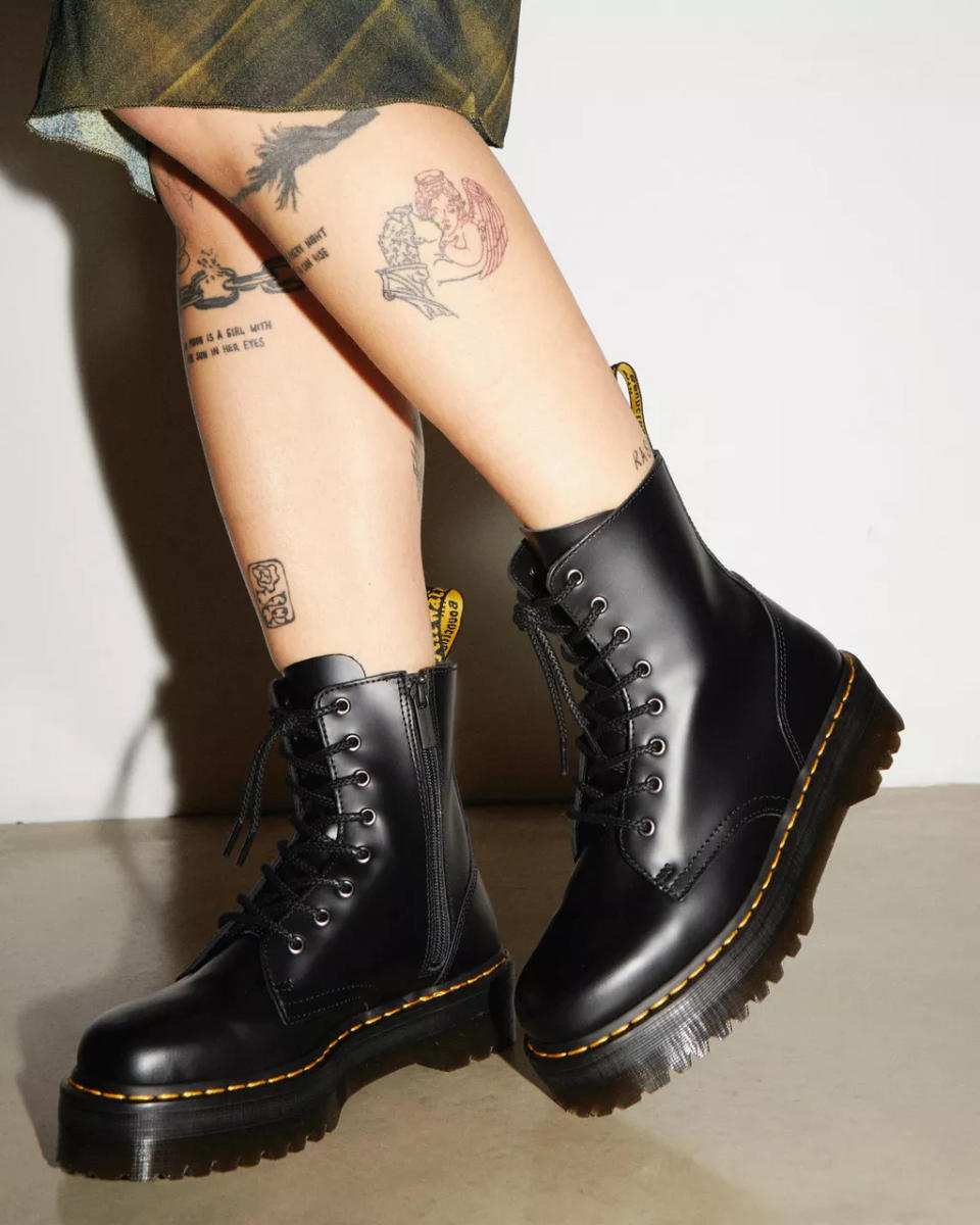 Doc Martens Jadon Boot Smooth Leather Platforms 