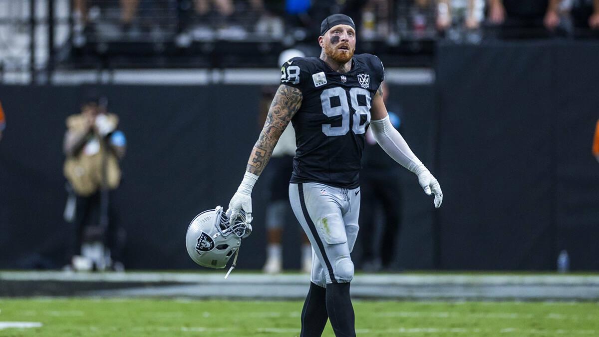 Maxx Crosby officially inactive for Raiders-Browns